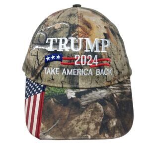 Trump 2024 Take America Back Slideback Hat Multicolor One Size Camo